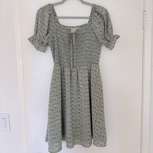 Melloday puff sleeve dress
